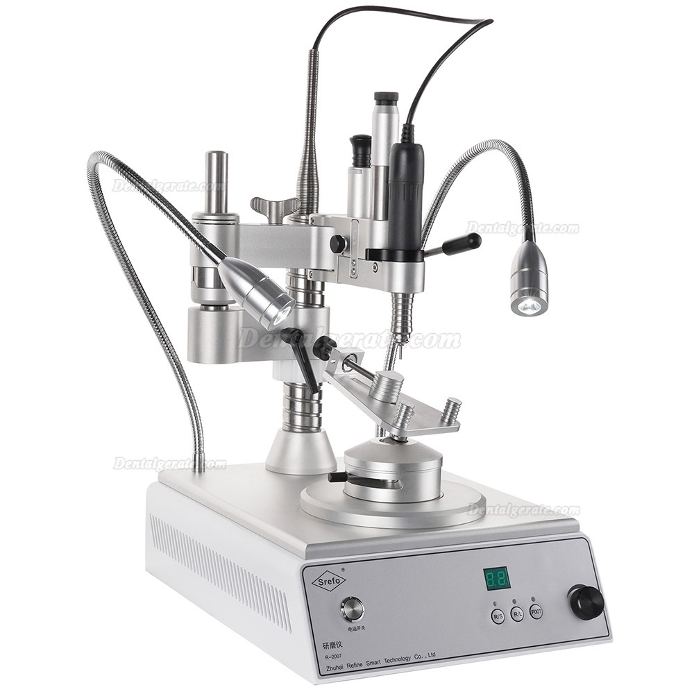 Srefo Srefo R-2007 Dentallabor Pr&auml;zisions Fr&auml;sger&auml;te und Parallelometer mit 50K Handst&uuml;ck